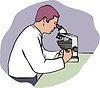 Vector clipart: scientist