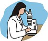 Vector clipart: scientist