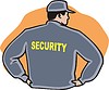 Vector clipart: security guard