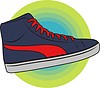 Vector clipart: gym shoes