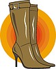 Vector clipart: high boot