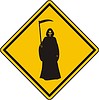 Vector clipart: death sign