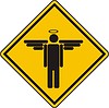 Vector clipart: angel sign