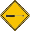 screwdriver sign