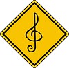 Vector clipart: musical sign