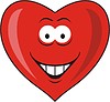 Vector clipart: heart smiley