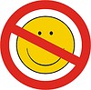 Smileys not allowed | Stock Vector Graphics