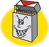 Vector clipart: cigarette block