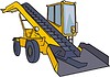 Vector clipart: snow-plough