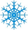 Vector clipart: simple snowflake