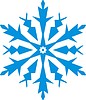 Vector clipart: snowflake