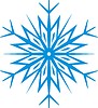 Vector clipart: simple snowflake