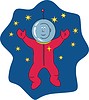Vector clipart: astronaut