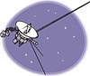 Vector clipart: spacecraft