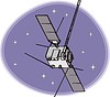 Vector clipart: spacecraft