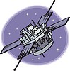 Vector clipart: spacecraft