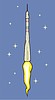 Космическая ракета | Векторный клипарт