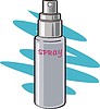 Vector clipart: spray