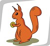 Vector clipart: squirrel