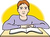 Vector clipart: student