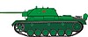 Vector clipart: tank SU-76i