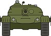 Vector clipart: tank T-64