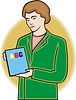 Vector clipart: teacher