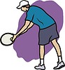 Vector clipart: tennis