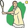 Векторный клипарт: теннис