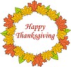Vektor Cliparts: Thanksgiving Tag