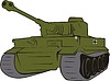 Векторный клипарт: танк Тигр