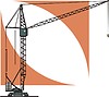 Vector clipart: tower crane