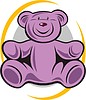 Vector clipart: toy Teddy bear