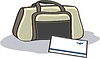 Vector clipart: travel bag