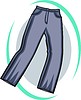 Vector clipart: trousers