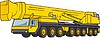 Vector clipart: truck crane