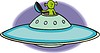 Vector clipart: UFO