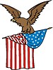 Vector clipart: american eagle