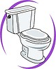 Vector clipart: wc pan