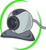 Vector clipart: web camera