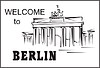 Векторный клипарт: Добро пожаловать в Берлин