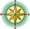 Vector clipart: wind rose