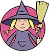 Vector clipart: witch