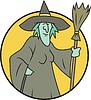 Vector clipart: witch