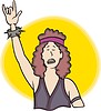 Vector clipart: woman