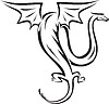 Vector clipart: wyvern