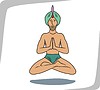 Vector clipart: yogi