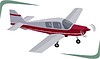 Vector clipart: airplane