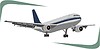 Vector clipart: airplane