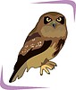 Vector clipart: eagle-owl